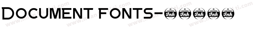 Document fonts字体转换